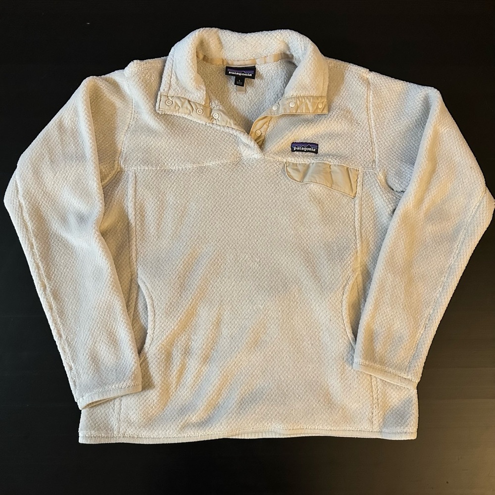 Patagonia Cream Pullover Fleece